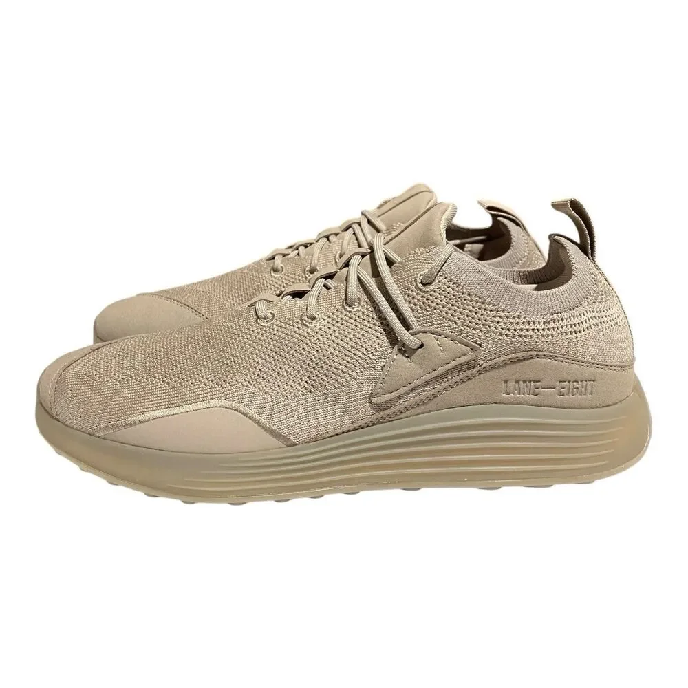 Lane-Eight Sneakers Mens 10 Tan‎ Relay Trainer Athleisure Neutral Normcore Beige